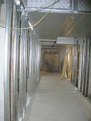 building of the cleanrooms, view from c.F43A